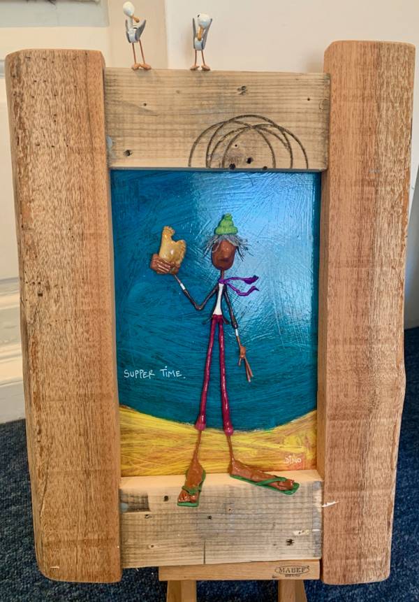 - on Acrylic, Painting by Dino De Zorzi, measuring 53 x 36 cm (H x W) £310